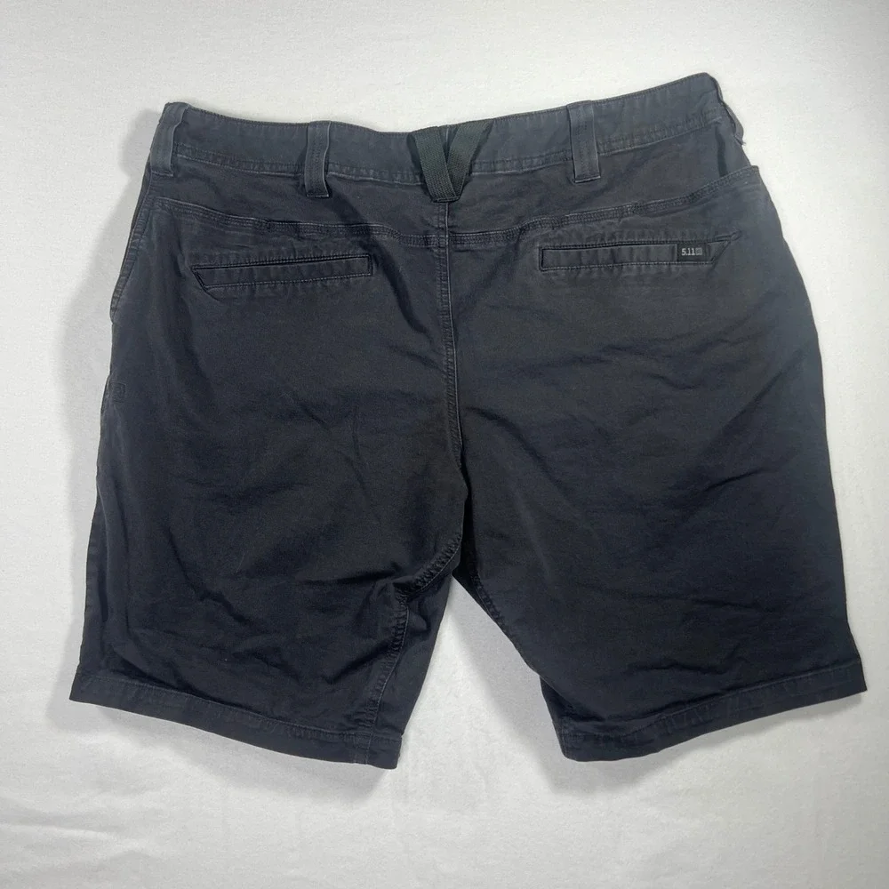 5.11 Tactical Men's Black Utility Shorts Size 38 Cargo Tactical Work Outdoor 9" - Picture 6 of 7